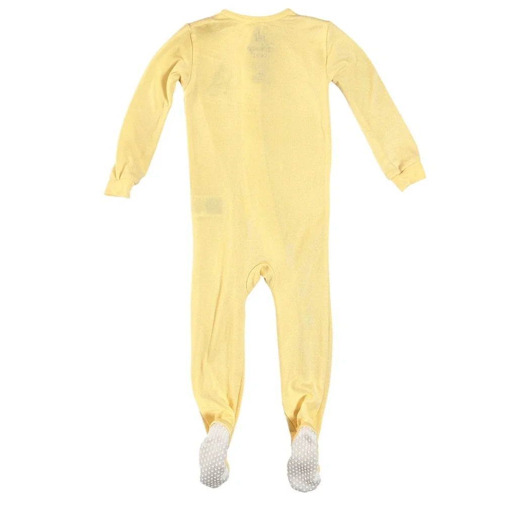 Disney Baby Winnie the Pooh Footed Pajamas Unisex Snug 18M Yellow Classic NWOT